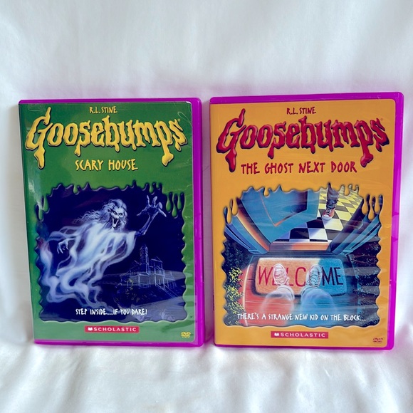 Other - 2PackGoosebumps DVDs -The Ghost Next Door & Scary House By R.L. Stine -Tested